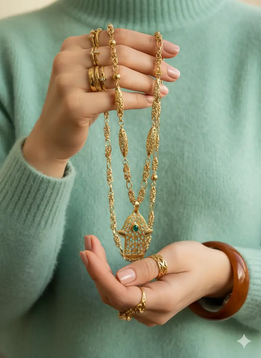 sautoir pendentif khemisa - Image 2